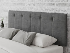 Hepburn Headboard 60 cm - Firenza Velour - Charcoal