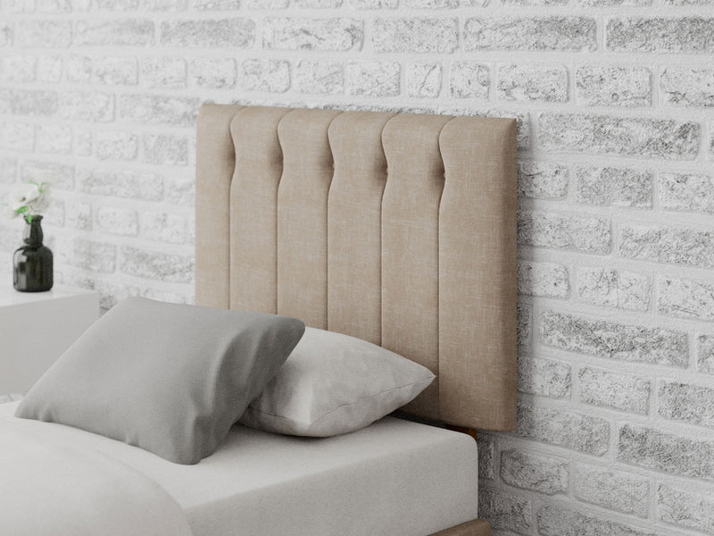 Hepburn Headboard 60 cm - Malham Weave - Mink