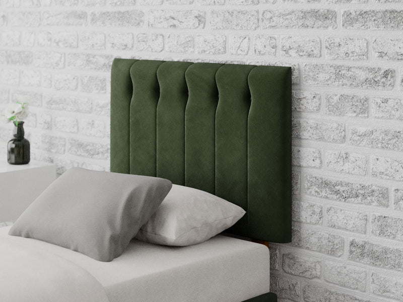 Hepburn Headboard 60 cm - Plush Velvet - Forest Green