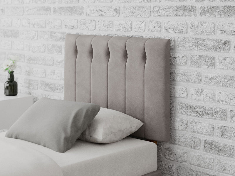 Hepburn Headboard 60 cm - Plush Velvet - Silver