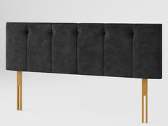 Hepburn Headboard 60 cm - Kimiyo Linen - Charcoal