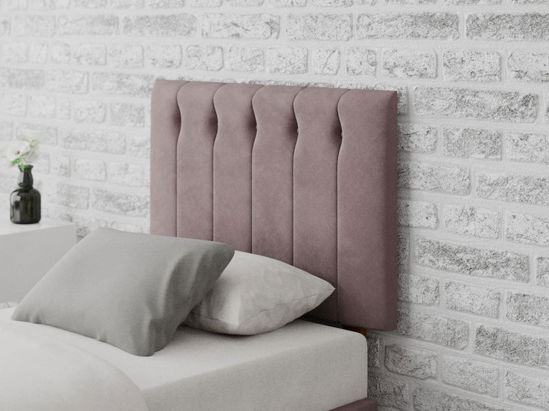 Hepburn Headboard 60 cm - Plush Velvet - Blush