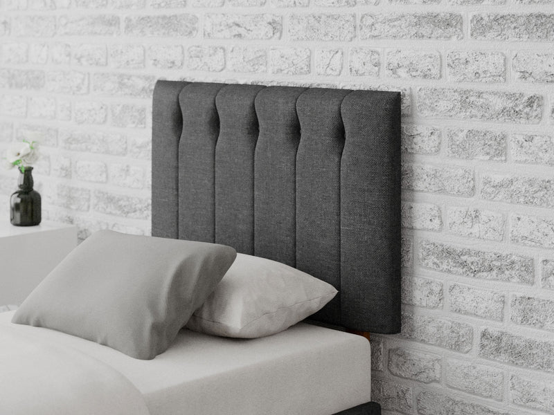 Hepburn Headboard 60 cm - Saxon Twill - Charcoal