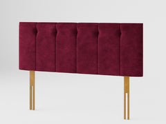 Hepburn Headboard 60 cm - Kimiyo Linen - Bordeaux