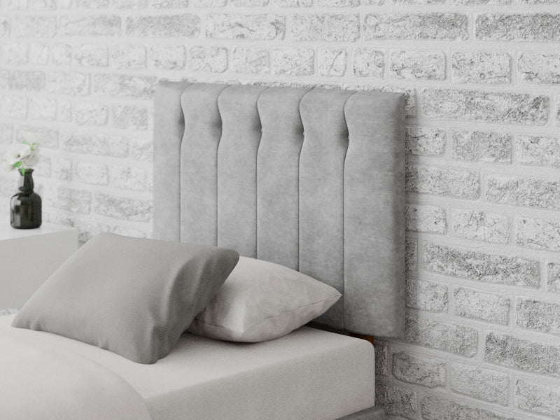 Hepburn Headboard 60 cm - Kimiyo Linen - Silver