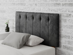 Hepburn Headboard 60 cm - Mirazzi Velvet - Black