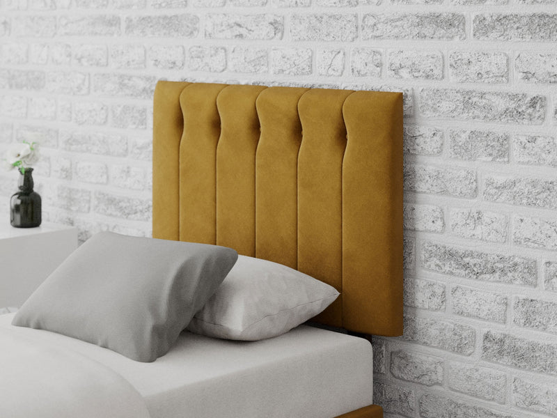 Hepburn Headboard 60 cm - Plush Velvet - Ochre