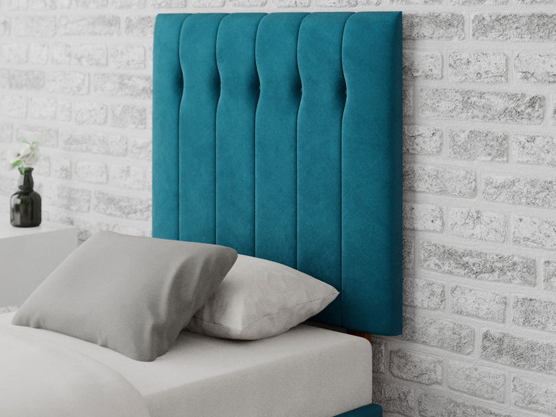 Hepburn Headboard 80 cm - Plush Velvet - Teal