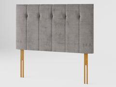 Hepburn Headboard 80 cm - Firenza Velour - Silver