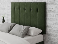 Hepburn Headboard 80 cm - Plush Velvet - Forest Green