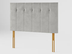 Hepburn Headboard 80 cm - Plush Velvet - Light Silver