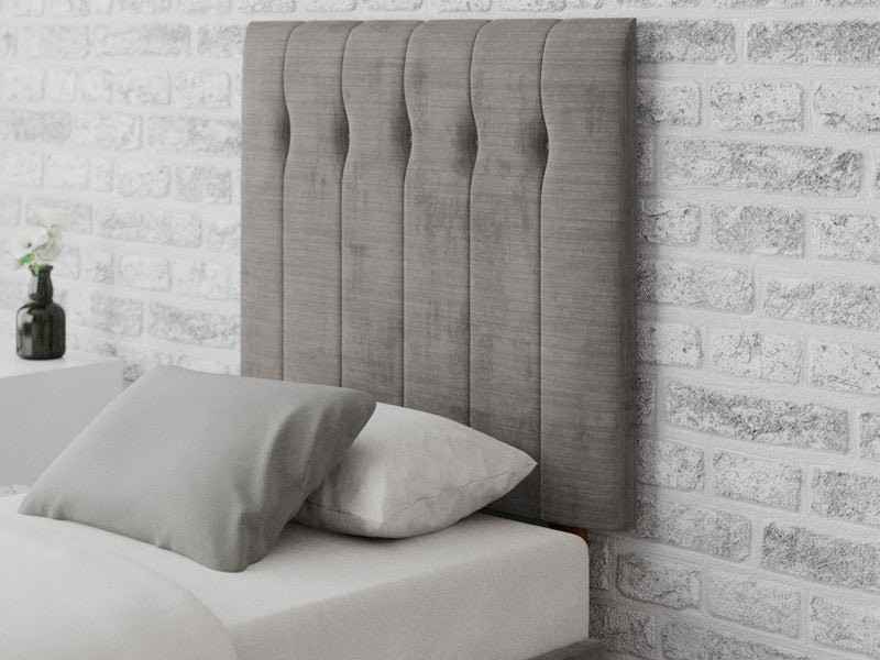 Hepburn Headboard 80 cm - Firenza Velour - Silver