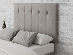 Hepburn Headboard 80 cm - Plush Velvet - Silver