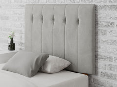 Hepburn Headboard 80 cm - Plush Velvet - Light Silver