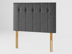 Hepburn Headboard 80 cm - Saxon Twill - Charcoal