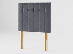 Hepburn Headboard 80 cm - Plush Velvet - Steel