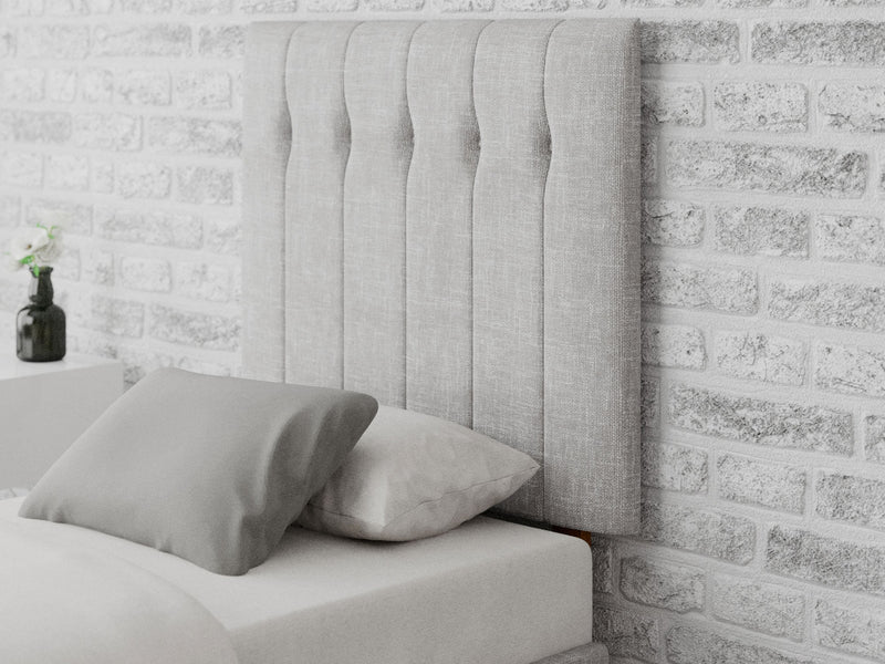 Hepburn Headboard 80 cm - Pure Pastel Cotton - Storm