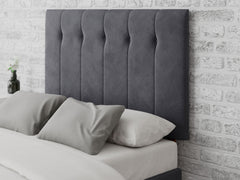 Hepburn Headboard 80 cm - Plush Velvet - Steel