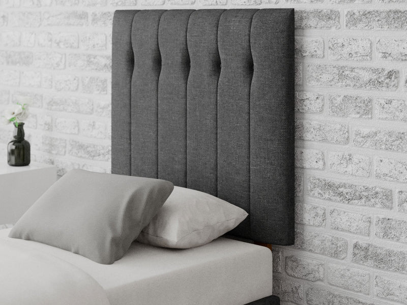 Hepburn Headboard 80 cm - Saxon Twill - Charcoal