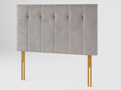 Hepburn Headboard 80 cm - Plush Velvet - Silver