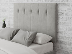 Hepburn Headboard 80 cm - Plush Velvet - Light Silver