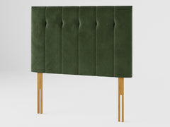 Hepburn Headboard 80 cm - Plush Velvet - Forest Green