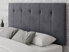 Hepburn Headboard 80 cm - Plush Velvet - Steel