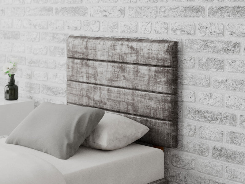 Kelly Headboard 60 cm - Distressed Velvet - Slate