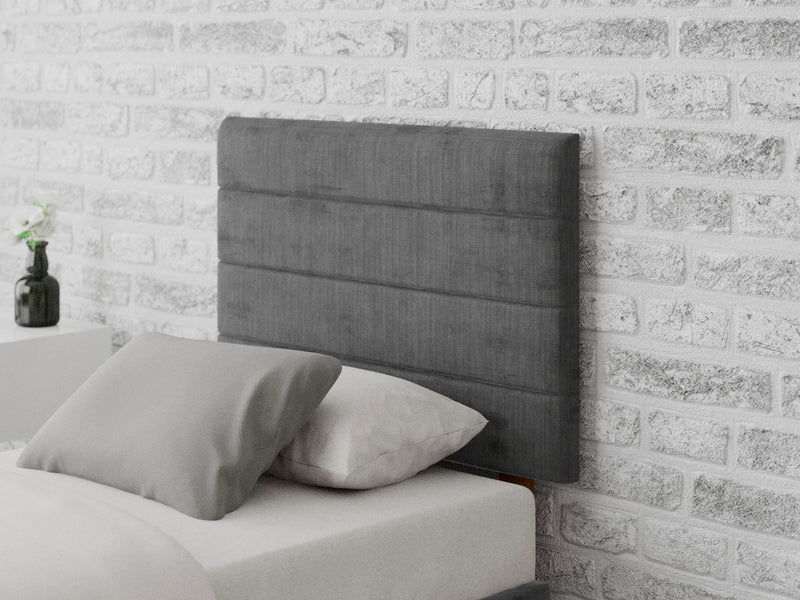 Kelly Headboard 60 cm - Firenza Velour - Charcoal