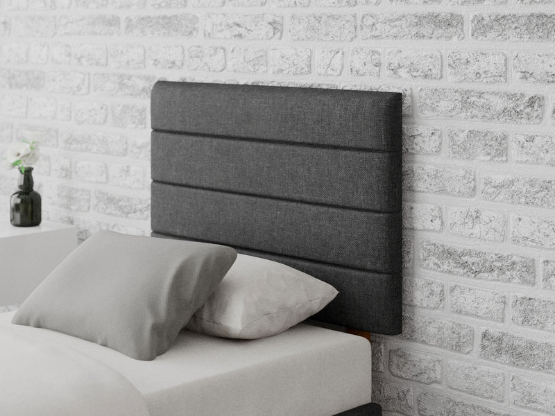 Kelly Headboard 60 cm - Saxon Twill - Charcoal