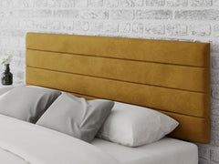 Kelly Headboard 60 cm - Plush Velvet - Ochre