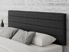 Kelly Headboard 60 cm - Malham Weave - Ebony