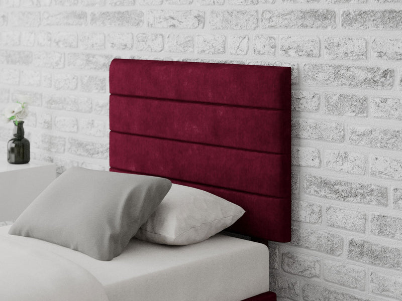 Kelly Headboard 60 cm - Kimiyo Linen - Bordeaux