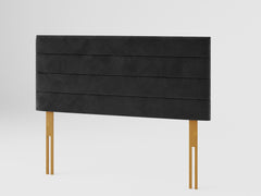 Kelly Headboard 60 cm - Plush Velvet - Ebony