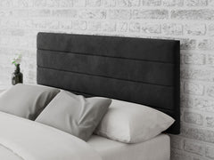 Kelly Headboard 60 cm - Plush Velvet - Ebony