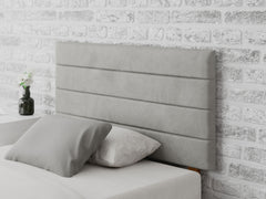 Kelly Headboard 60 cm - Plush Velvet - Light Silver