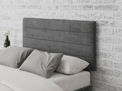 Kelly Headboard 60 cm - Firenza Velour - Charcoal