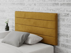 Kelly Headboard 60 cm - Plush Velvet - Ochre