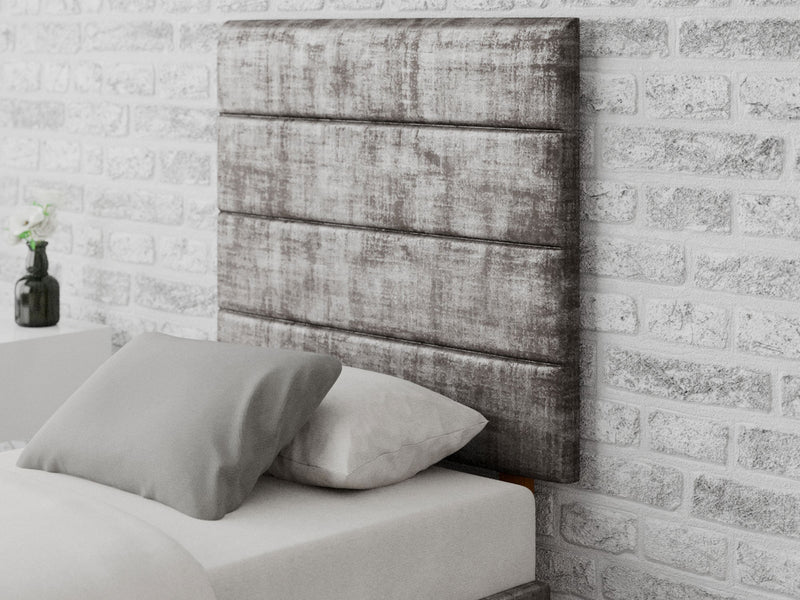 Kelly Headboard 80 cm - Distressed Velvet - Slate