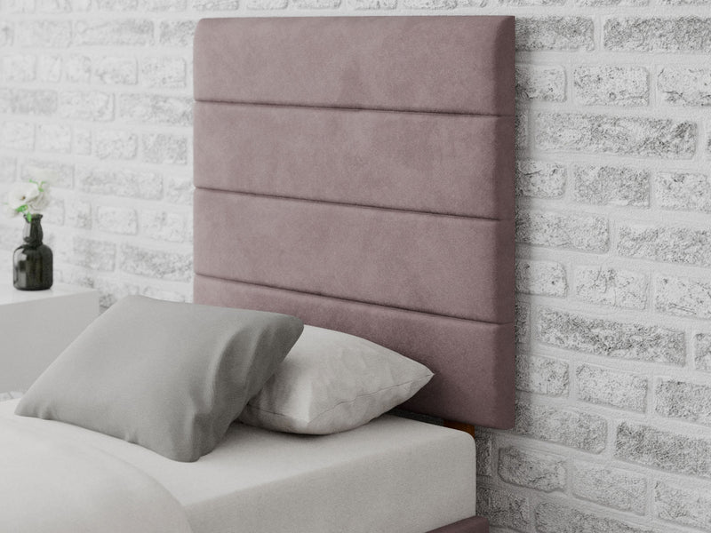 Kelly Headboard 80 cm - Plush Velvet - Blush