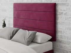 Kelly Headboard 80 cm - Plush Velvet - Berry