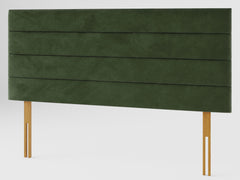 Kelly Headboard 80 cm - Plush Velvet - Forest Green