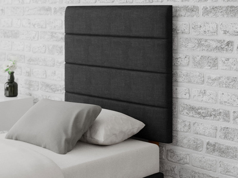 Kelly Headboard 80 cm - Malham Weave - Ebony