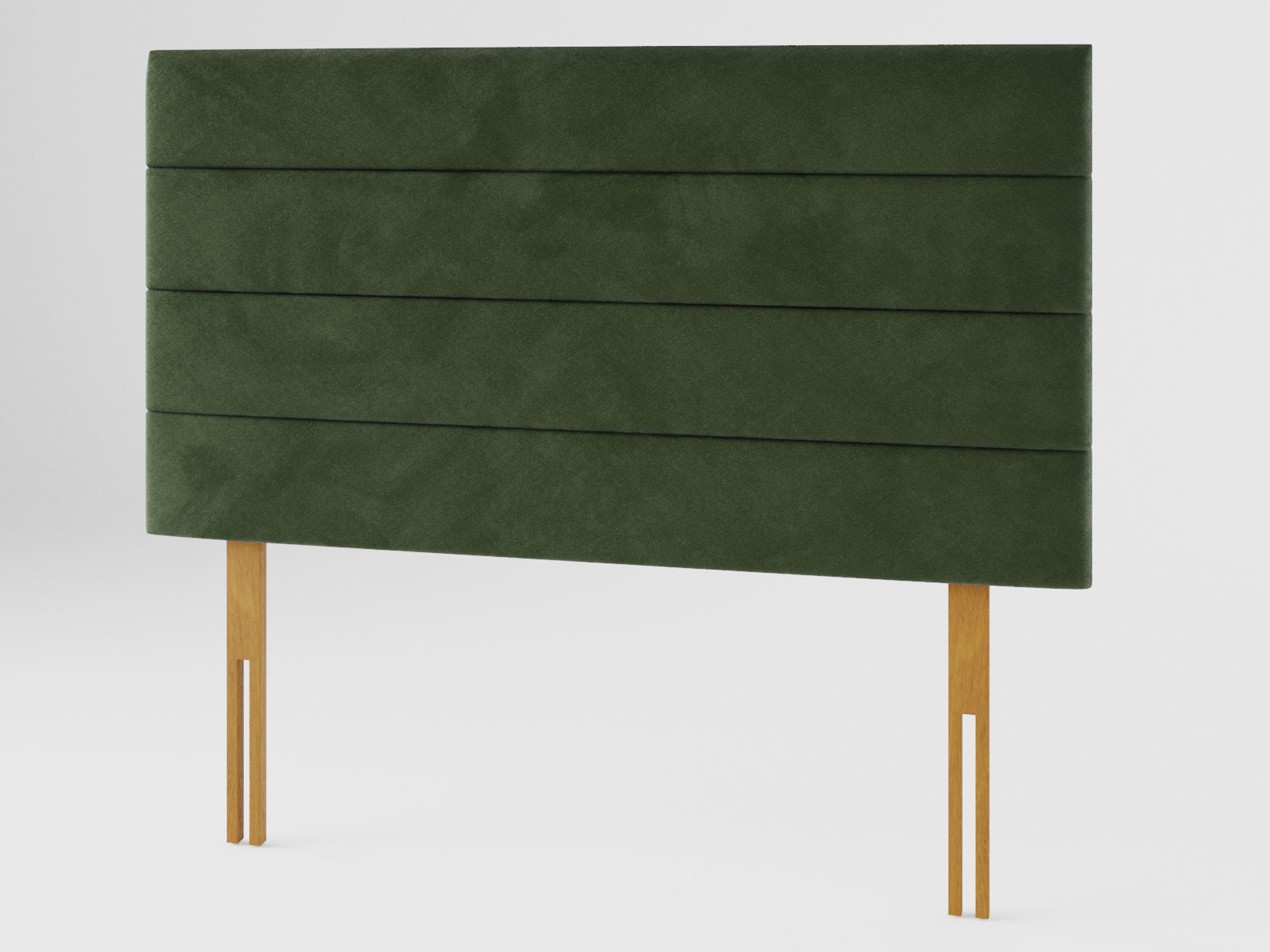 Kelly Headboard 80 cm - Plush Velvet - Forest Green