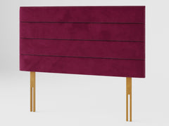 Kelly Headboard 80 cm - Plush Velvet - Berry