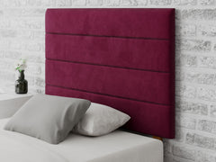 Kelly Headboard 80 cm - Plush Velvet - Berry