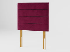 Kelly Headboard 80 cm - Plush Velvet - Berry