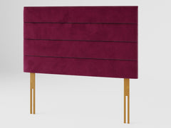 Kelly Headboard 80 cm - Plush Velvet - Berry