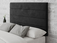 Kelly Headboard 80 cm - Plush Velvet - Ebony