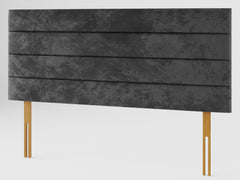 Kelly Headboard 80 cm - Mirazzi Velvet - Black